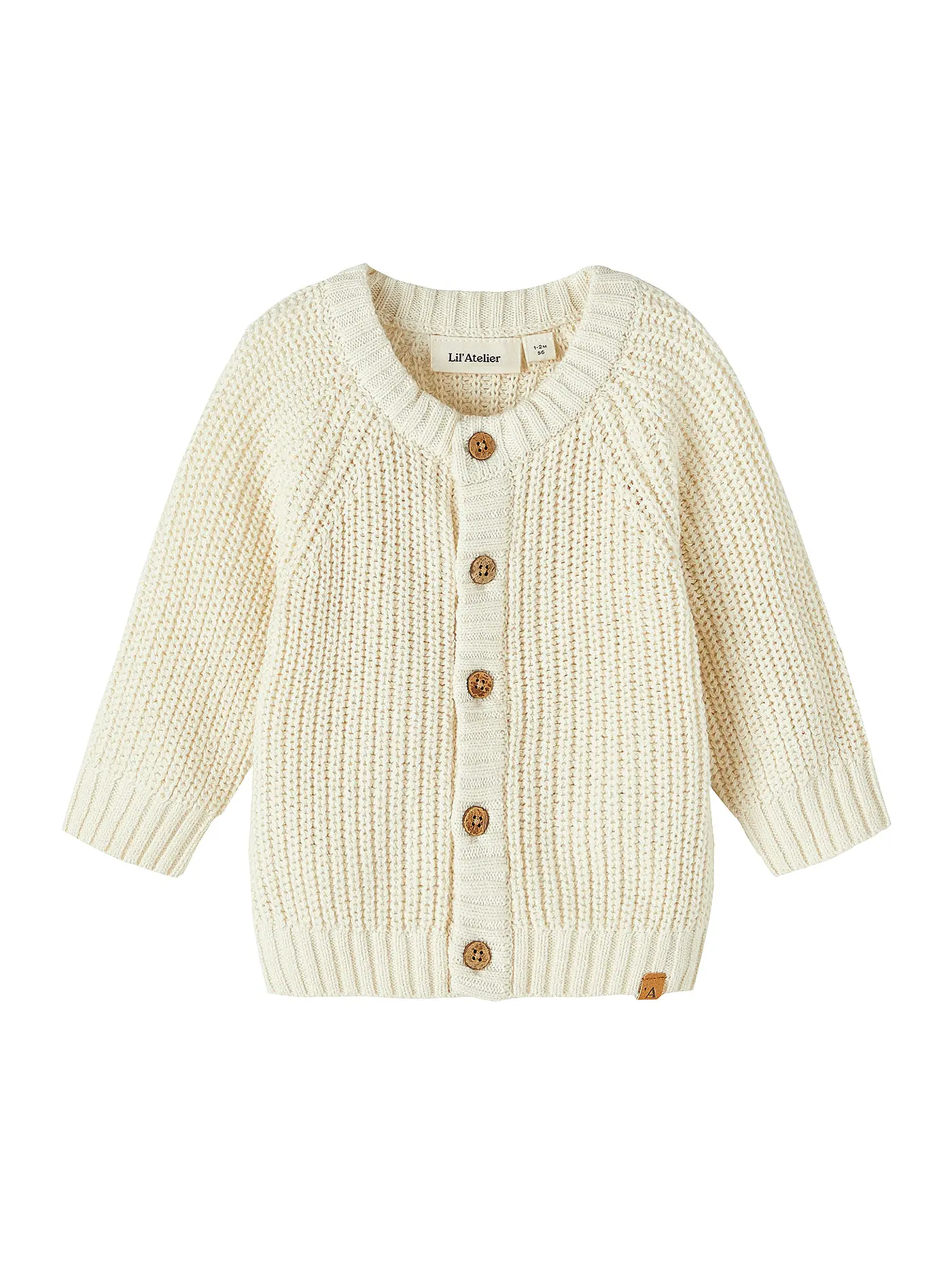 LIL ATELIER | Baby Strickjacke NBNEMLEN | creme